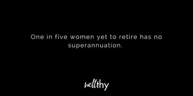 Research lack of superannuation Australian women